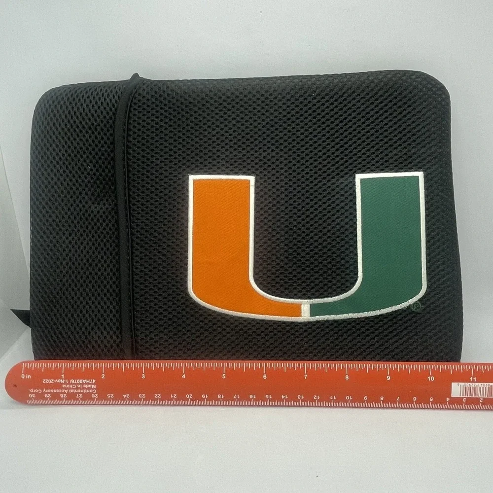 New Miami Hurricanes Cover Tablet Sleeve Case Fits Most Tablets Black